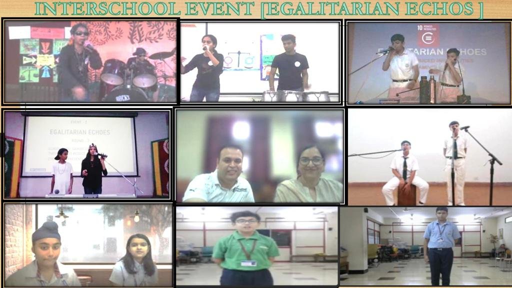 Glimpses of Inter School Competition Samvid -2022